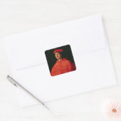 Sticker Carré Portrait d'un cardinal (Enveloppe)