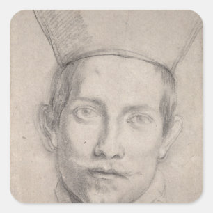 Sticker Carré Portrait d'un cardinal 2