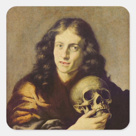 Sticker Carré Portrait d'un homme (Devant)