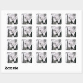 Sticker Carré Portrait d'un Ronin, de 'Seichin Gushi Shozo' (Feuille)