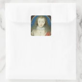 Sticker Carré Portrait d'une fille (Sac)