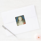 Sticker Carré Portrait d'une fille (Enveloppe)