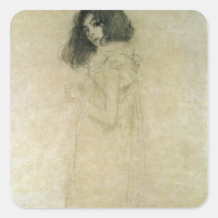 Sticker Carré Portrait d'une jeune femme, 1896-97