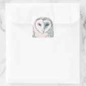 Sticker Carré Portrait funky Owl (Sac)