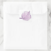 Sticker Carré Pose de Pilates (Sac)
