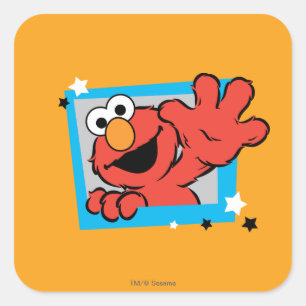 Sticker Carré Pose Elmo Extreme 2