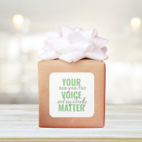 Positive Green Your Voice Matter Motivation Citati