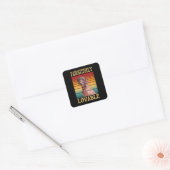 STICKER CARRÉ POSITIVEMENT MIGNON  (Enveloppe)
