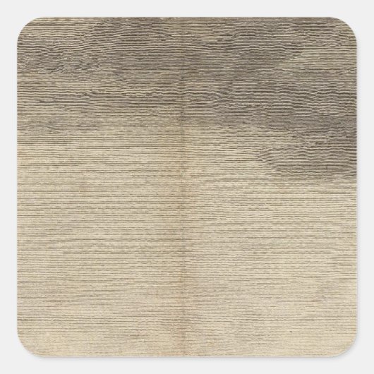 Sticker Carré Possession Bay, Géorgie du Sud (Devant)