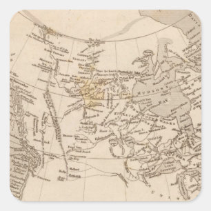 Sticker Carré possessions britanniques en Amérique