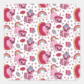 Sticker Carré Postcard (Devant)