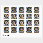 Sticker Carré Poster (Feuille)