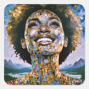 Sticker Carré Poster