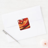Sticker Carré Poster Abstrait Fractal Circles Imprimer (Enveloppe)