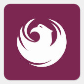 Sticker Carré Poster brillant (Devant)