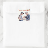 Sticker Carré Poster de premiers soins "Just a Scratch" (Sac)