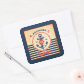 Sticker Carré Poster nautical (Enveloppe)