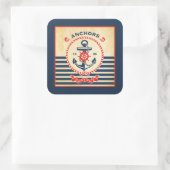 Sticker Carré Poster nautical (Sac)