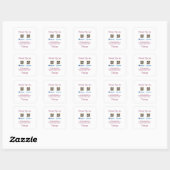 Sticker Carré Pot virtuel de pourboires code q r don d'argent Pa (Feuille)