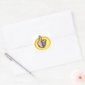 Sticker Carré Pouce vers le haut Gesture (Enveloppe)