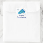 Sticker Carré pour les coordinateurs d'entrée (Sac)