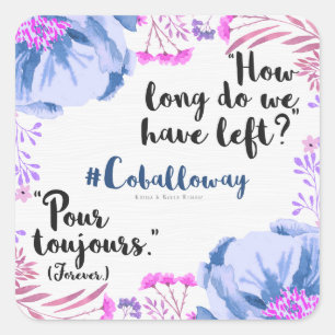 Sticker Carré Pour Toujours