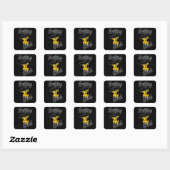 Sticker Carré Poussette de surface #4 (Feuille)