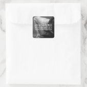 Sticker Carré Pouvez-vous - Motivation de l'entraînement (Sac)