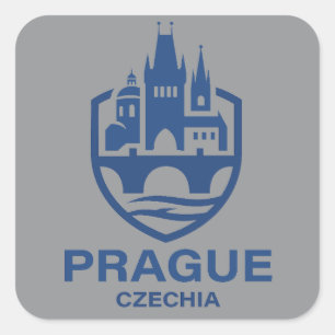 Sticker Carré Prague Tchéquie Europe