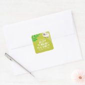 Sticker Carré Premier long sommeil de bébé (Enveloppe)