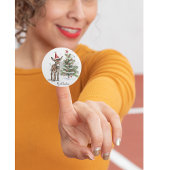 Sticker Carré Premier Noël de Doucement, sur mesure