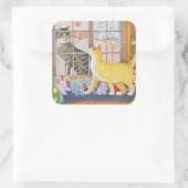 Sticker Carré Premier pied (Sac)