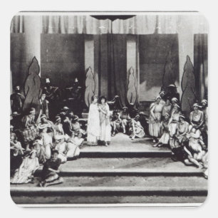 Sticker Carré Première étape en Angleterre "Semele"