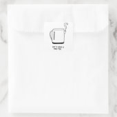 Sticker Carré Prenons un Par-Tea (Sac)