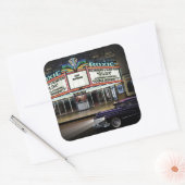 Sticker Carré Présentation de l'image de Roxie (Enveloppe)