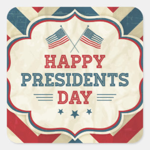 Sticker Carré président chevron