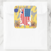 Sticker Carré President day of America (Sac)