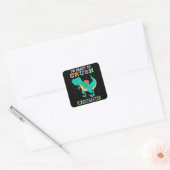 Sticker Carré Prêt à écraser la maternelle (Enveloppe)