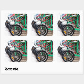 Sticker Carré Prêt à monter (Feuille)