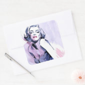 Sticker Carré Pretty (Enveloppe)