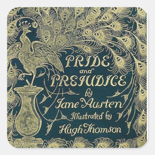 Sticker Carré Pride and Prejudice Card (Devant)