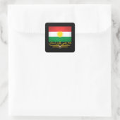 Sticker Carré "Pride kurde 2" (Sac)