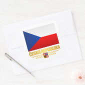 Sticker Carré Pride tchèque (Enveloppe)