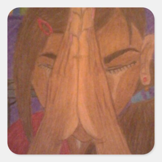 Sticker Carré prière (Devant)