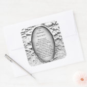 Sticker Carré Prière Pour La Restauration (Enveloppe)