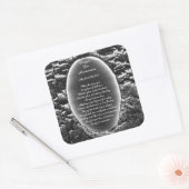 Sticker Carré Prière Pour La Restauration (Enveloppe)