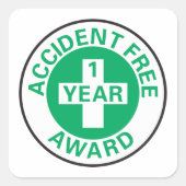 Sticker Carré Prime sans accident (Devant)