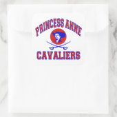 Sticker Carré Princesse Anne Cavaliers (Sac)