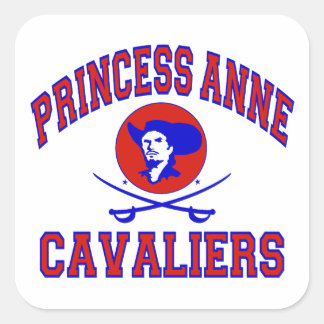 Sticker Carré Princesse Anne Cavaliers