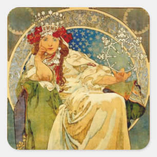 Sticker Carré Princesse Hyacinth